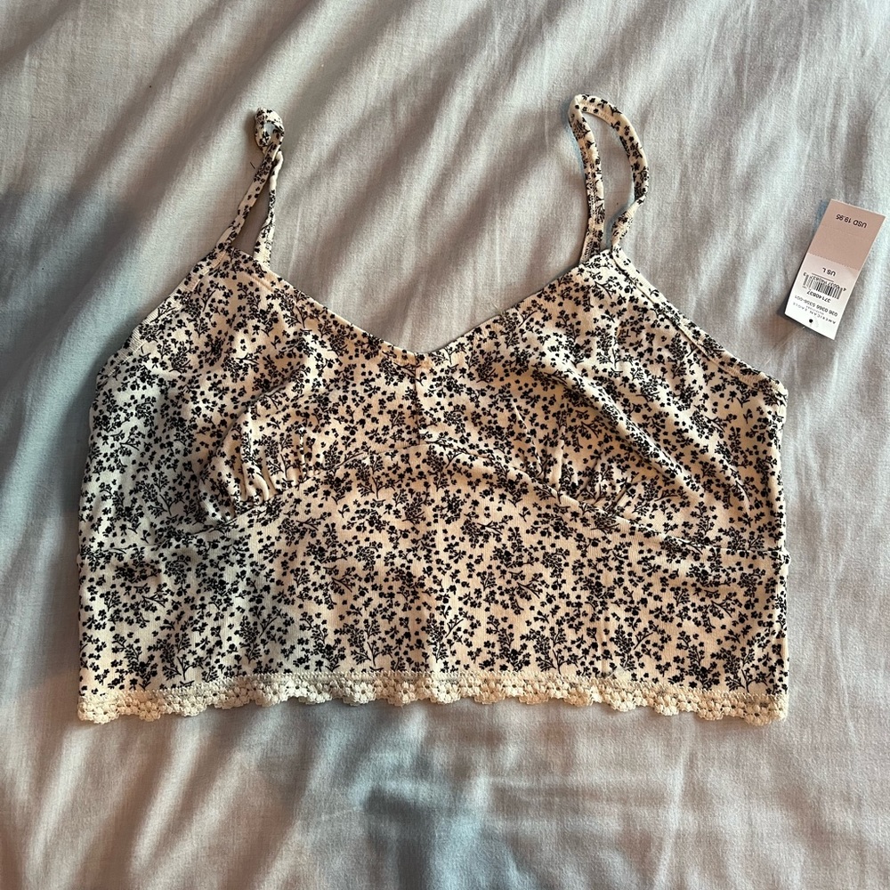 American Eagle Cropped Tank Top